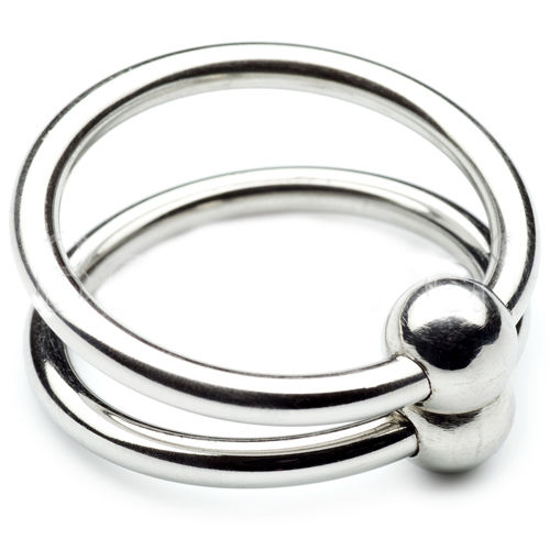 HÅRDMETALL - DUBBEL GLANS RING 28MM