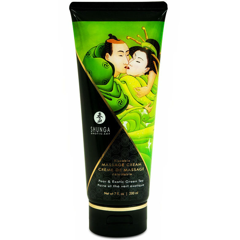 SHUNGA - MASSAGEKRÄM MED PÄRON OCH GRÖNT TE 200 ML