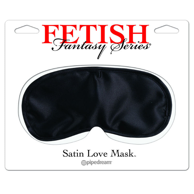 FETISCH FANTASY-SERIE - SATIN KÄRLEKSMASK SVART