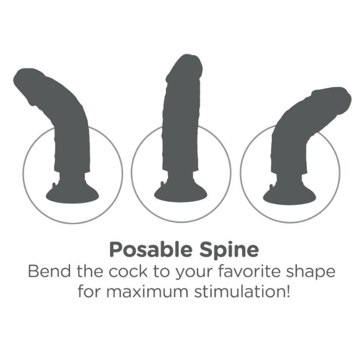 KING COCK - 23 CM VIBRERANDE KUKKÖTT