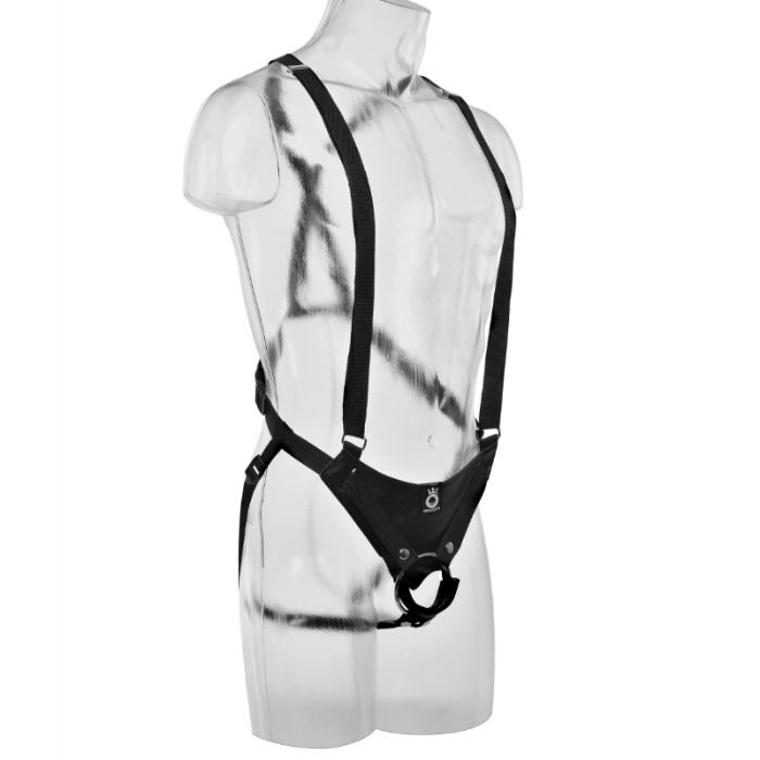 KING COCK - 30,5 CM IHÅLIGT STRAP-ON SUSPENDERSYSTEM - FLESH