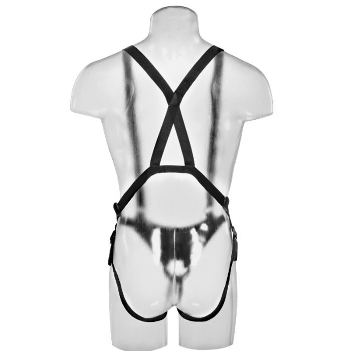 KING COCK - 30,5 CM IHÅLIGT STRAP-ON SUSPENDERSYSTEM - FLESH