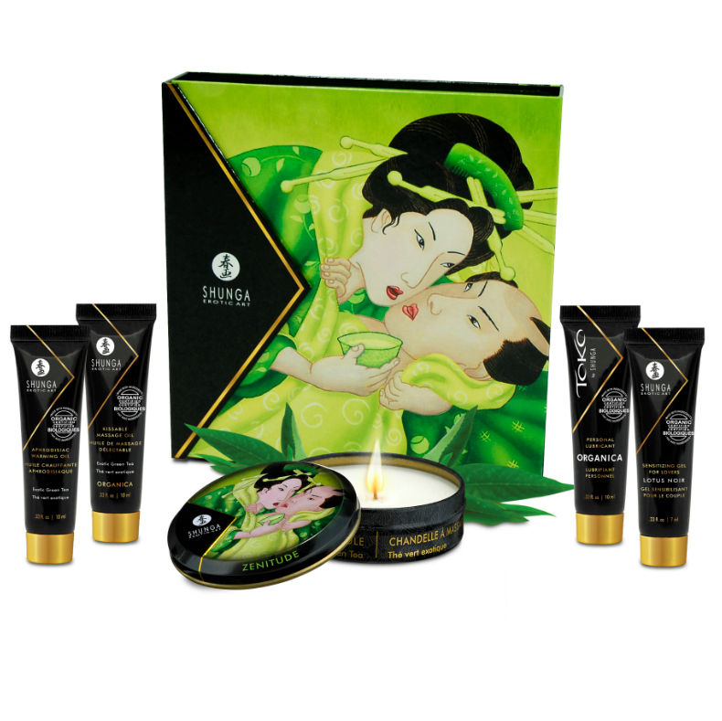 SHUNGA - SECRET GEISHA ORGANISK GRÖNT TE-KIT