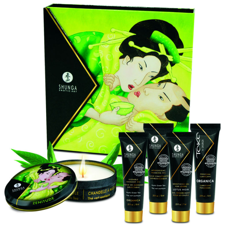 SHUNGA - SECRET GEISHA ORGANISK GRÖNT TE-KIT