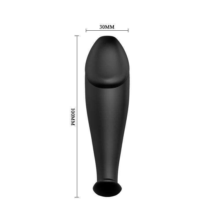 PRETTY LOVE - ANALPLUGG I SILIKON MED 12 VIBRATIONSLÄGEN I SVART