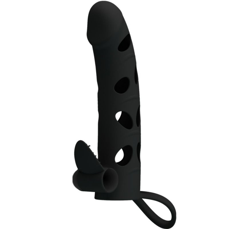PRETTY LOVE - SILIKONSKYDD MED VIBRATION 15,2 CM