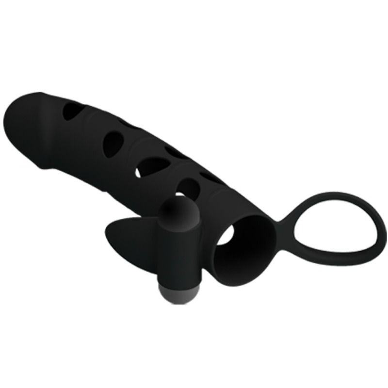 PRETTY LOVE - SILIKONSKYDD MED VIBRATION 15,2 CM