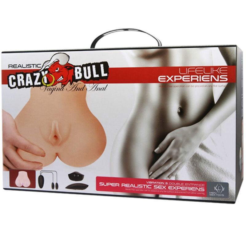 GALEN TJUR - REALISTISK VAGINA OCH ANUS MED VIBRATIONSPOSITION 7