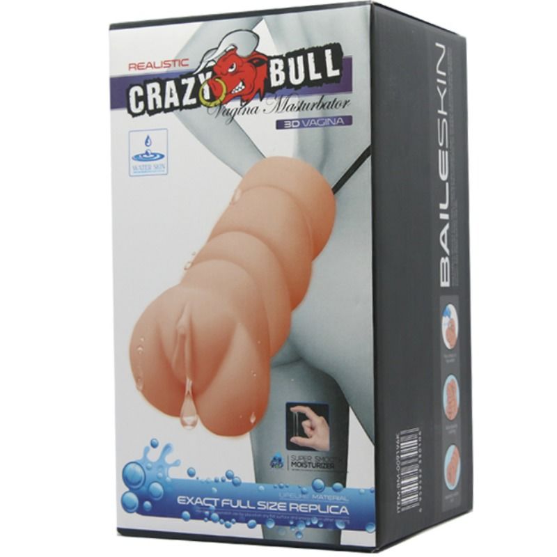 CRAZY BULL - VATTENHUD MATURBADOR VAGINAMODELL 3