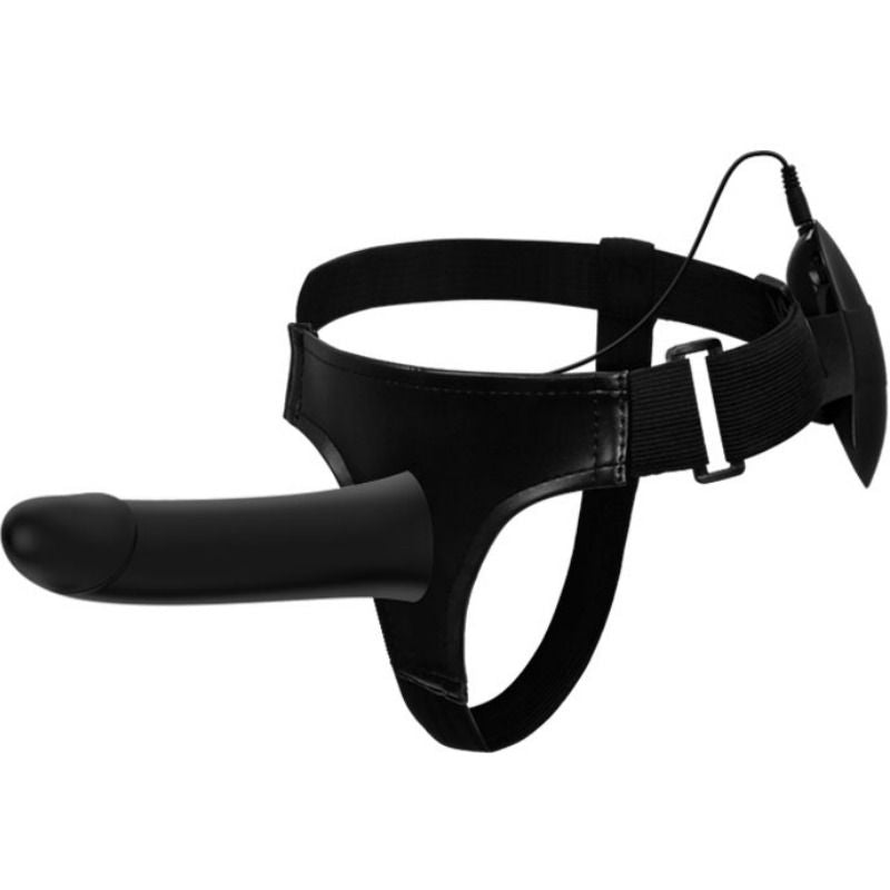 PRETTY LOVE - VITO STRAP-ON MED IHÅLIG DILDO OCH VIBRATION 17,3 CM