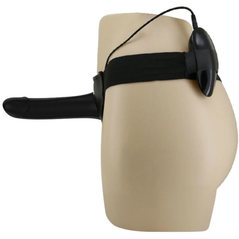 PRETTY LOVE - VITO STRAP-ON MED IHÅLIG DILDO OCH VIBRATION 17,3 CM
