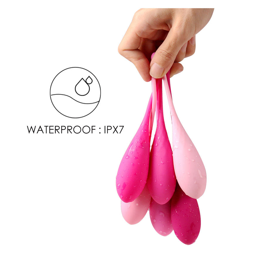 LESLIE - KEGEL FIT BÄCKENMUSKELSET 6 VIKTER