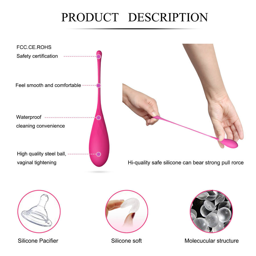 LESLIE - KEGEL FIT BÄCKENMUSKELSET 6 VIKTER
