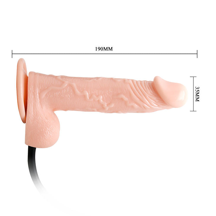 BAILE - REALISTISK VIBRERANDE OCH UPPBLÅSBAR DILDO