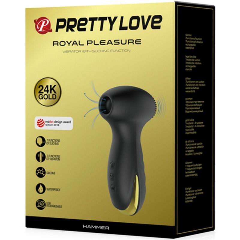 PRETTY LOVE - SMART HAMMERVIBRATION OCH STIMULERANDE VÅGOR