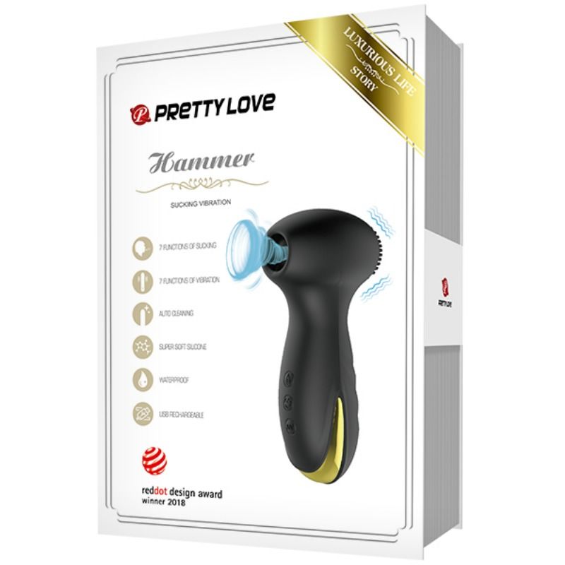 PRETTY LOVE - SMART HAMMERVIBRATION OCH STIMULERANDE VÅGOR