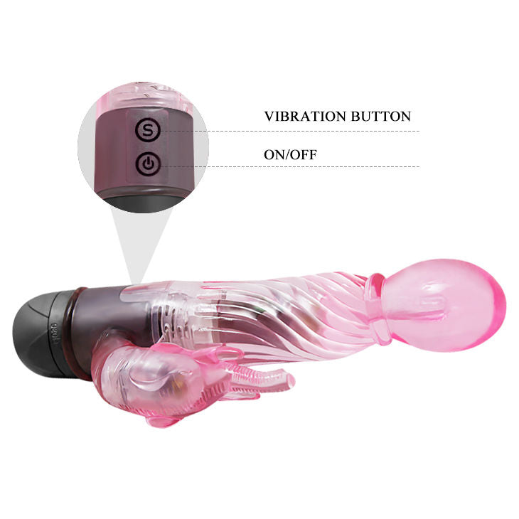 BAILE - GER DIG EN TYP ÄLSKARSVIBRATOR MED ROSA KANIN 10 LÄGEN
