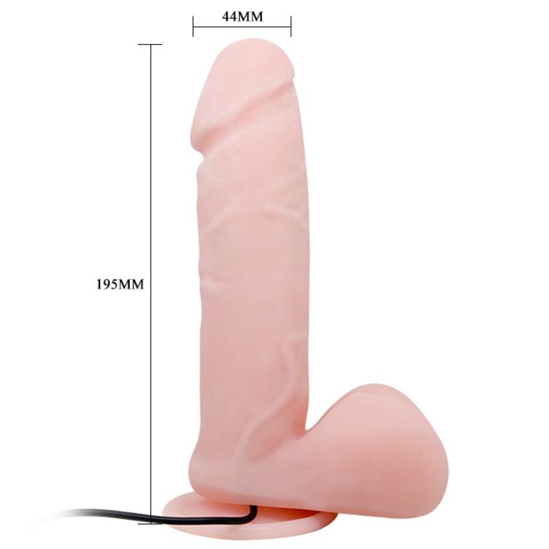 BAILE - OLIVER REALISTISK VIBRATOR MED ROTATIOUNSFUNKTION