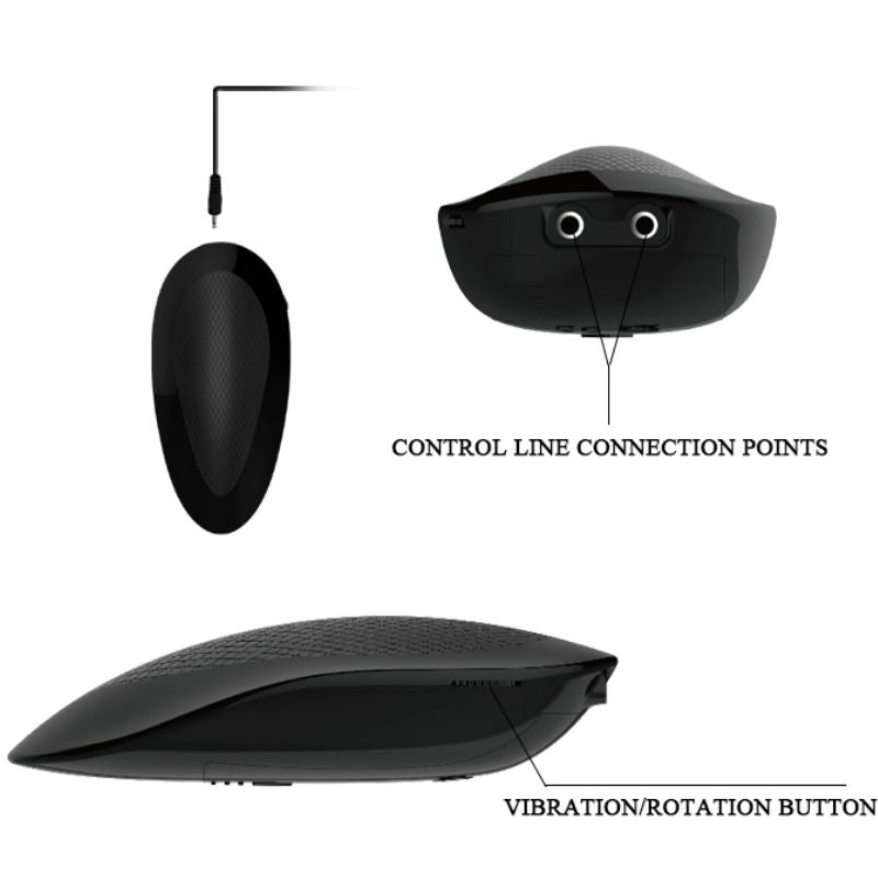 BAILE - OLIVER REALISTISK VIBRATOR MED ROTATIOUNSFUNKTION