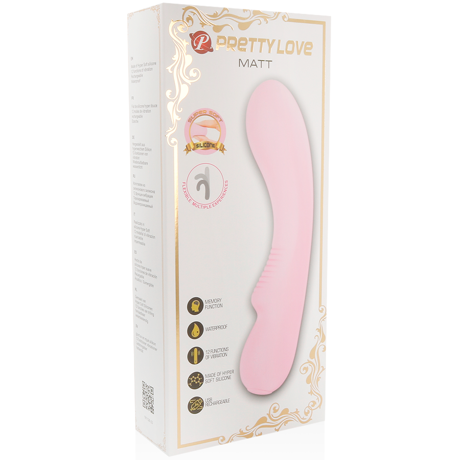 PRETTY LOVE - SMART MATT UPPLADDNINGSBAR VIBRATOR