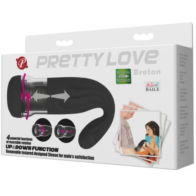 PRETTY LOVE - BRETON MULTIFUNKTIONELL UPPLADDNINGSBAR MATURBATOR