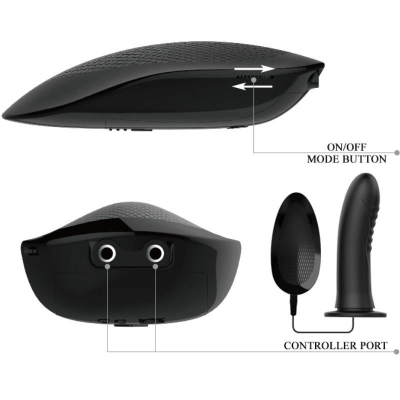 VÄN KÄRLEK - MYRON STRAP-ON MED VIBRATION OCH IHÅLIG DILDO