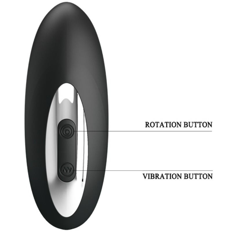 PRETTY LOVE - MERLIN ANAL ROTATION OCH VIBRATIONSFUNKTION SVART