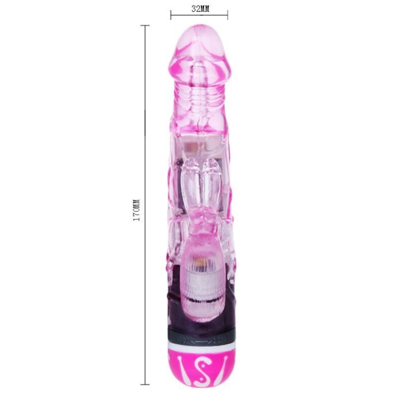 BAILE - VIBRATORER MED FLERHAKTIGHET MED LILA KANIN