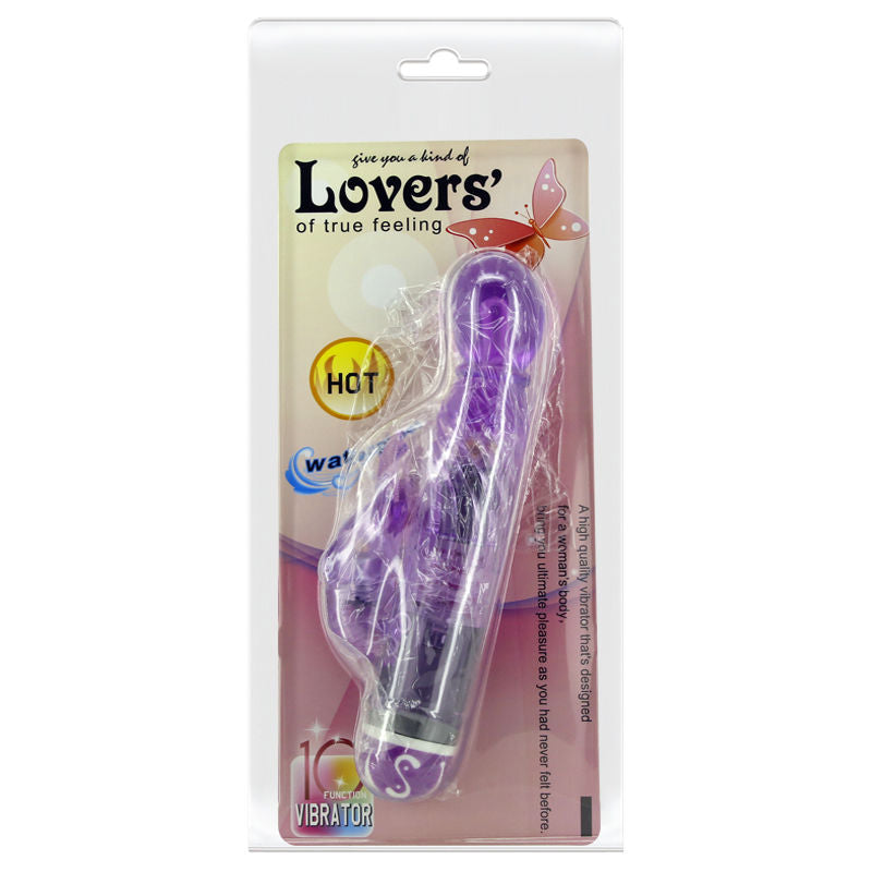 BAILE - VIBRATOR MED FLER HASTIGHETER MED LILA STIMULATOR