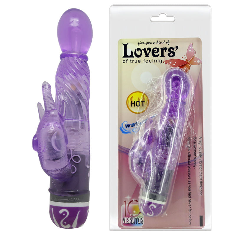 BAILE - VIBRATOR MED FLER HASTIGHETER MED LILA STIMULATOR