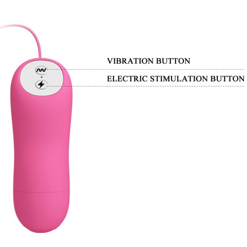 BAILE - ROMANTISKA VÅGPISZOR MED VIBRATION OCH FUCHSIA ELEKTROCHOT