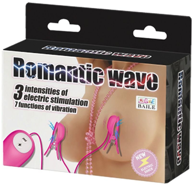 BAILE - ROMANTISKA VÅGPISZOR MED VIBRATION OCH FUCHSIA ELEKTROCHOT