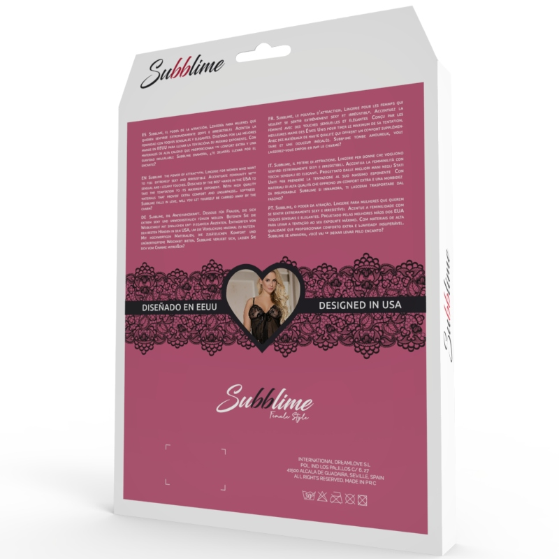 SUBBLIME - BABYDOLL VIT UTSVÄNGD ÄRM S/M