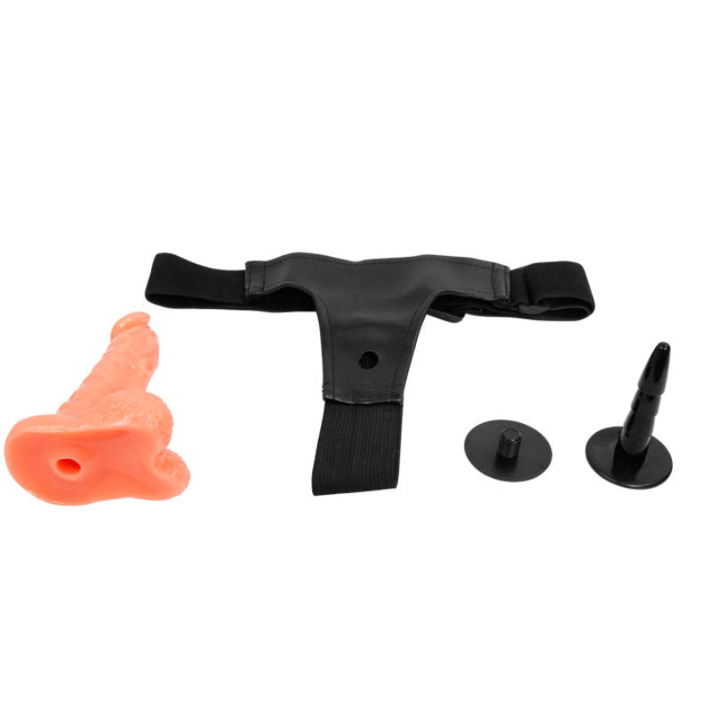 BAILE - SELE MED REALISTISK PENIS OCH ULTRA PASSIONERADE JUSTERBARA TROSOR 15,5 CM