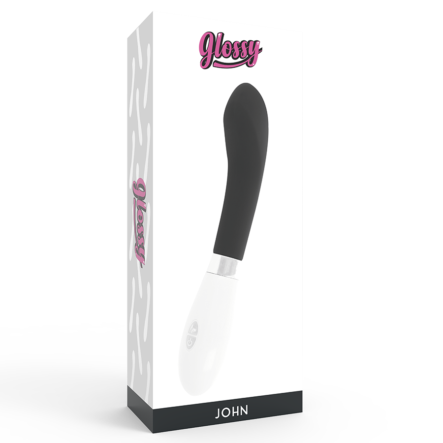 GLOSSY - JOHN VIBRATOR SVART