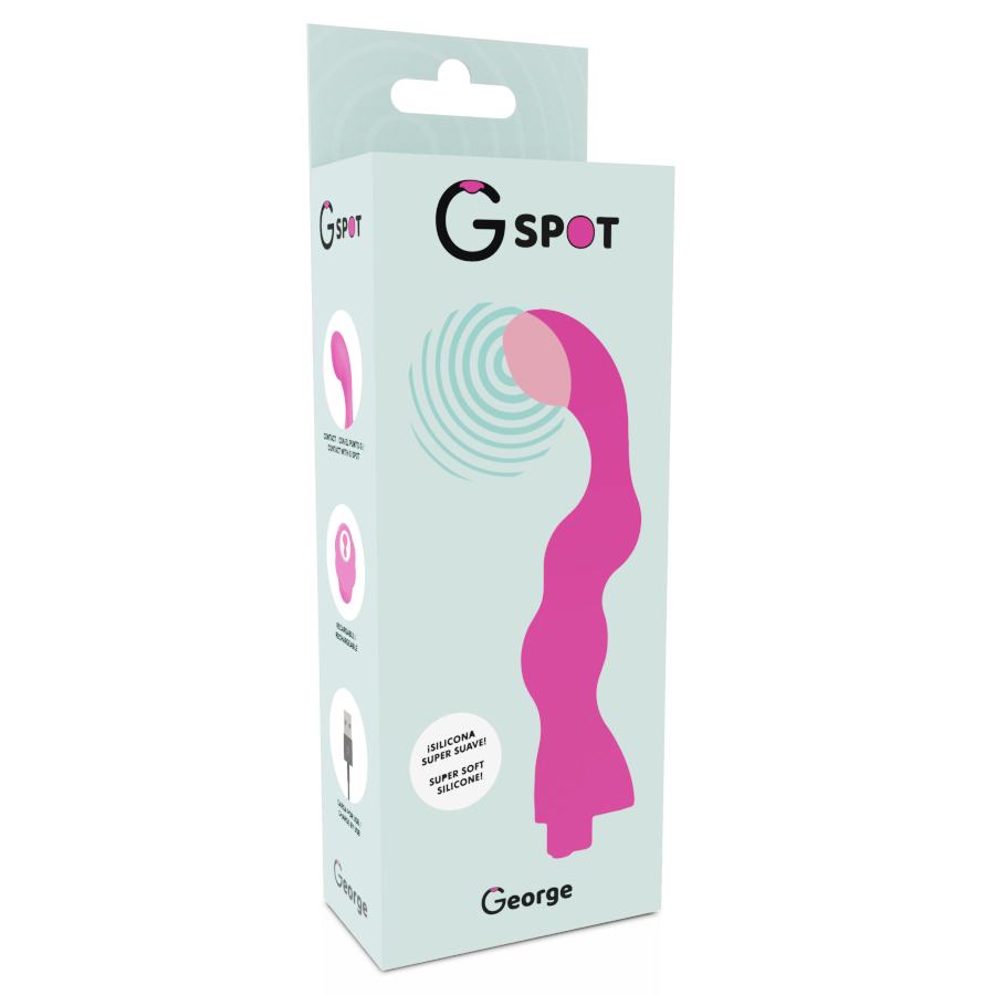 G-PUNKTEN - GEORGE G-PUNKTSVIBRATOR TANDKÖTT ROSA