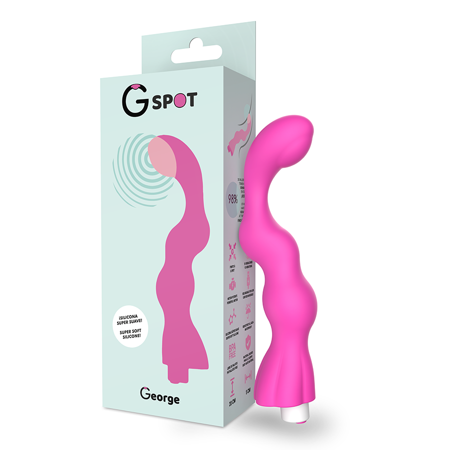 G-PUNKTEN - GEORGE G-PUNKTSVIBRATOR TANDKÖTT ROSA