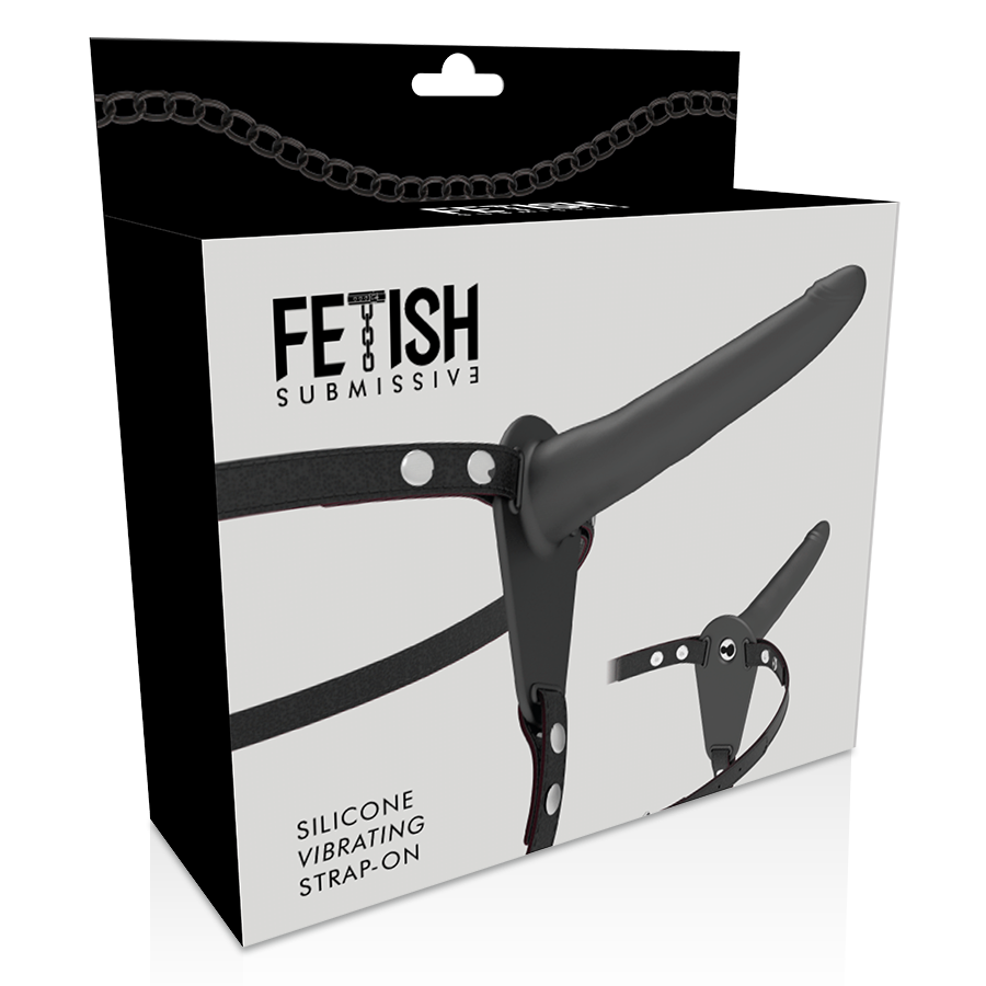 FETISCH UNDERSODIG SELE - SVART SILIKONVIBRATOR 15 CM