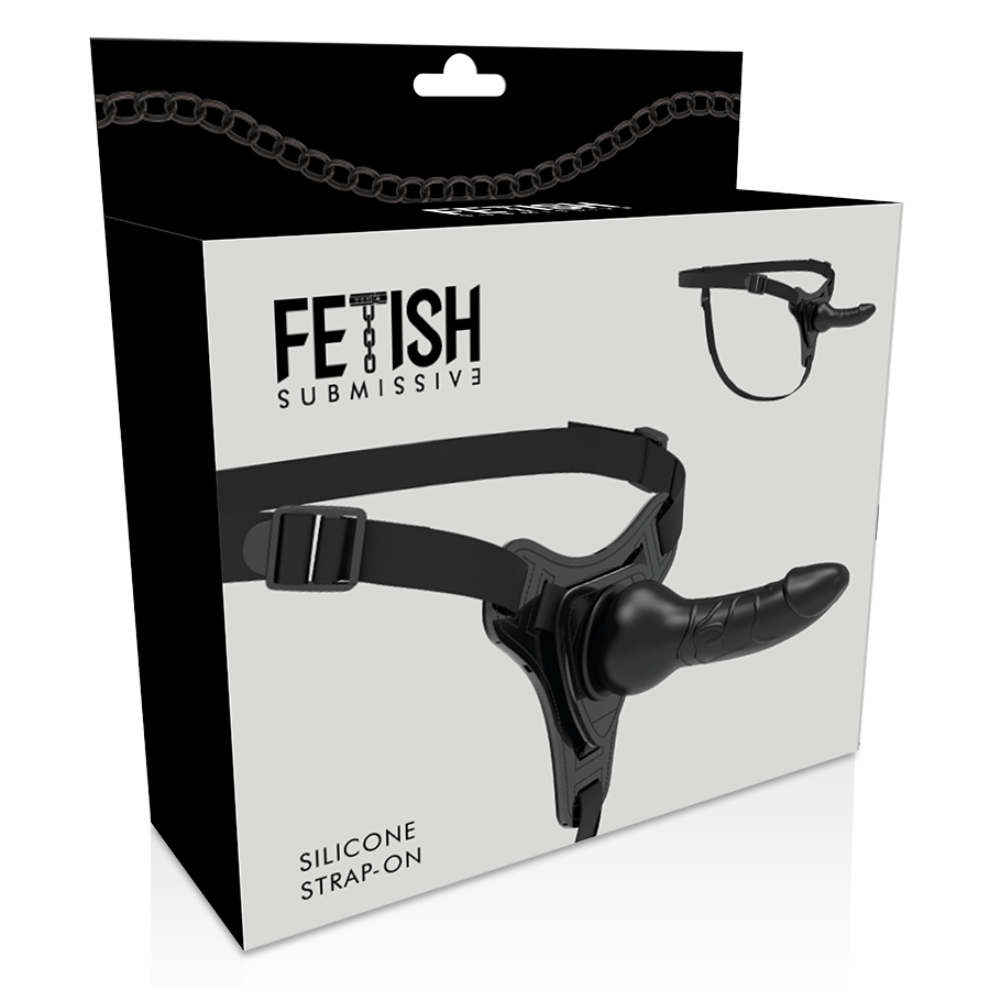 FETISCH UNDERSODIG SELE - SVART SILIKON REALISTISK 16 CM