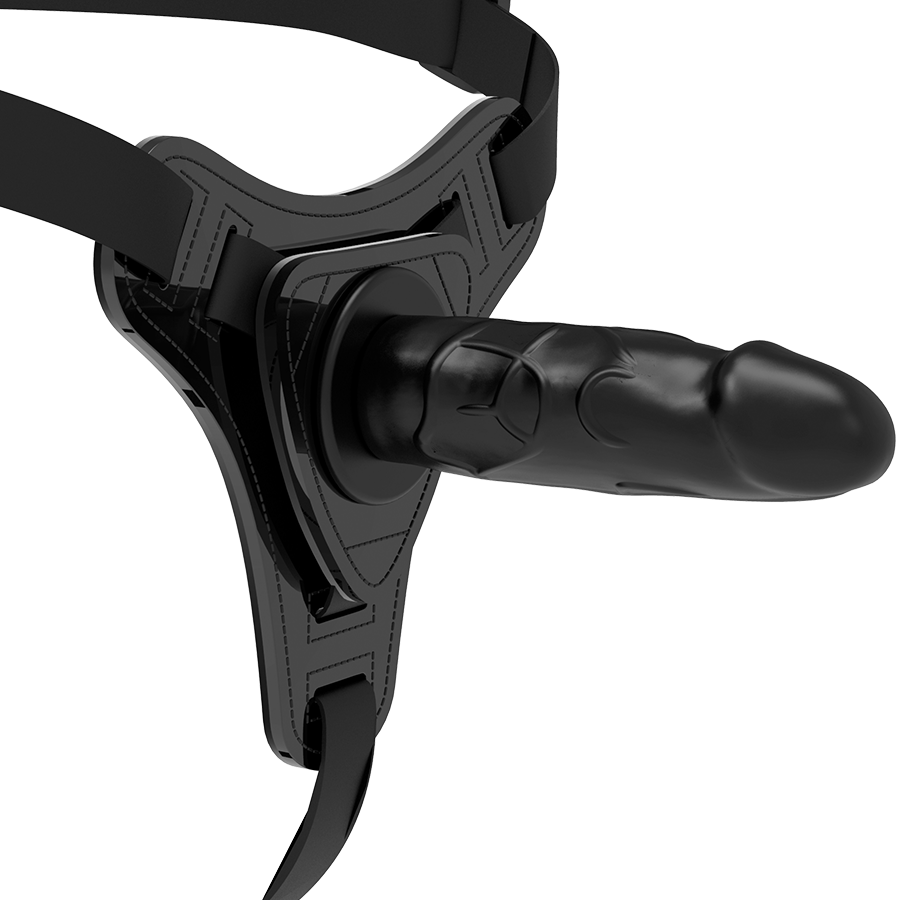 FETISCH UNDERSODIG SELE - REALISTISK SVART SILIKON 15 CM