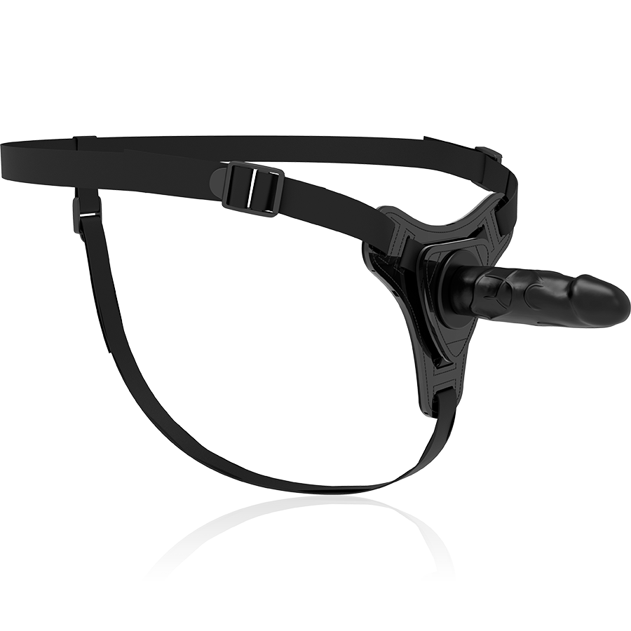 FETISCH UNDERSODIG SELE - REALISTISK SVART SILIKON 15 CM