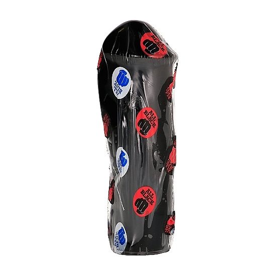 HELT SVART - REALISTISK DILDO 20 CM