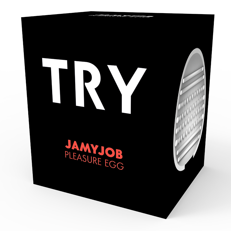 JAMYJOB - ÄGGMASTURBATOR SVART VERSION DISKRET