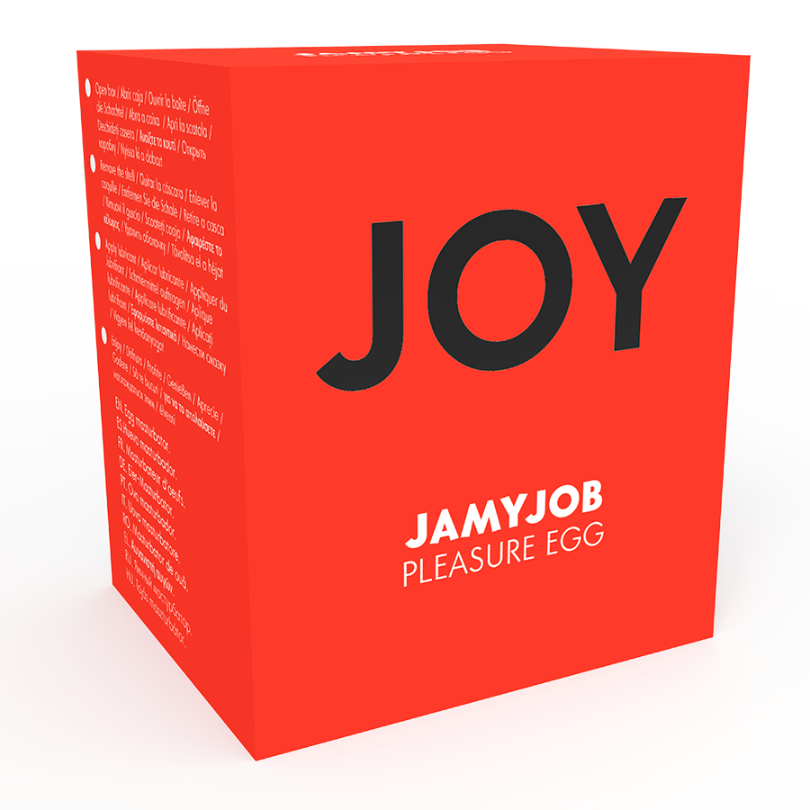 JAMYJOB - ÄGGMASTURBATOR RÖD VERSION DISKRETT