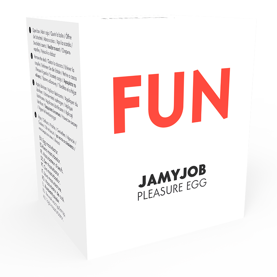 JAMYJOB - ÄGGMASTURBATOR RÖD UTGÅVA DISKRETT