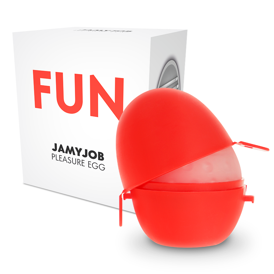 JAMYJOB - ÄGGMASTURBATOR RÖD UTGÅVA DISKRETT