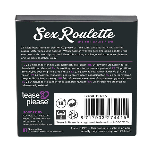 RATA &amp; SNÄLLA - SEXROULETTE KAMASUTRA