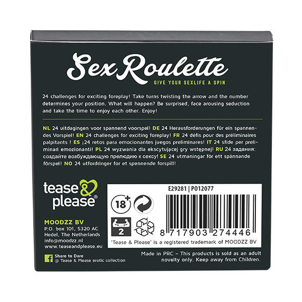 RATA &amp; SNÄLLA - SEXROULETT FÖRSPEL