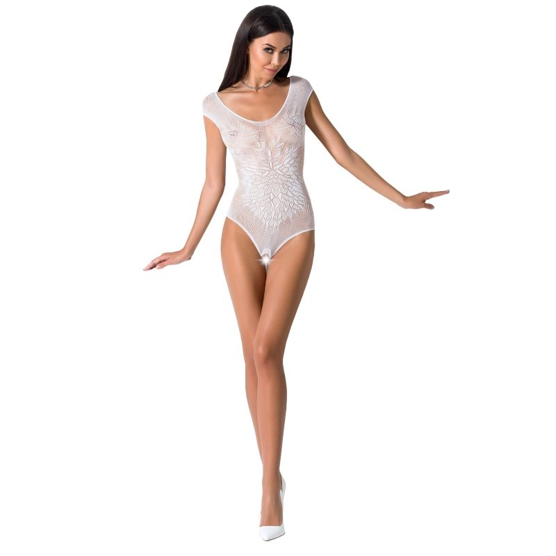PASSION - KVINNA BS064 BODYSTOCKING SVART EN STORLEK