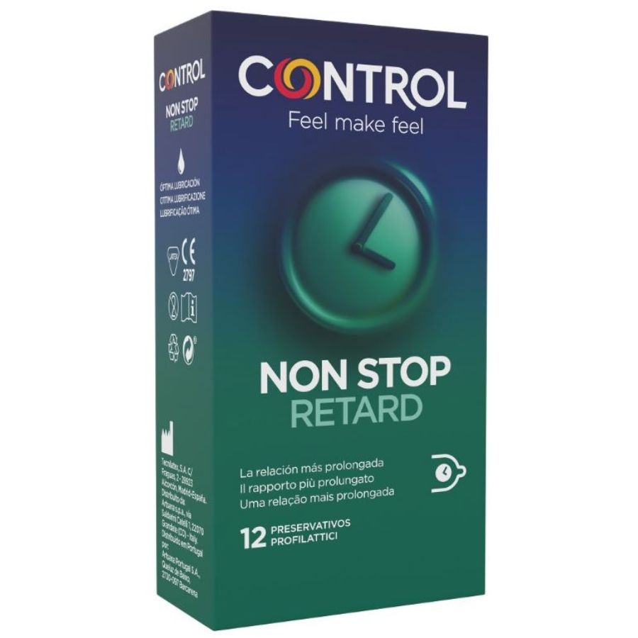 KONTROLL - NON STOP RETARD-KONDOMER 12 ENHETER
